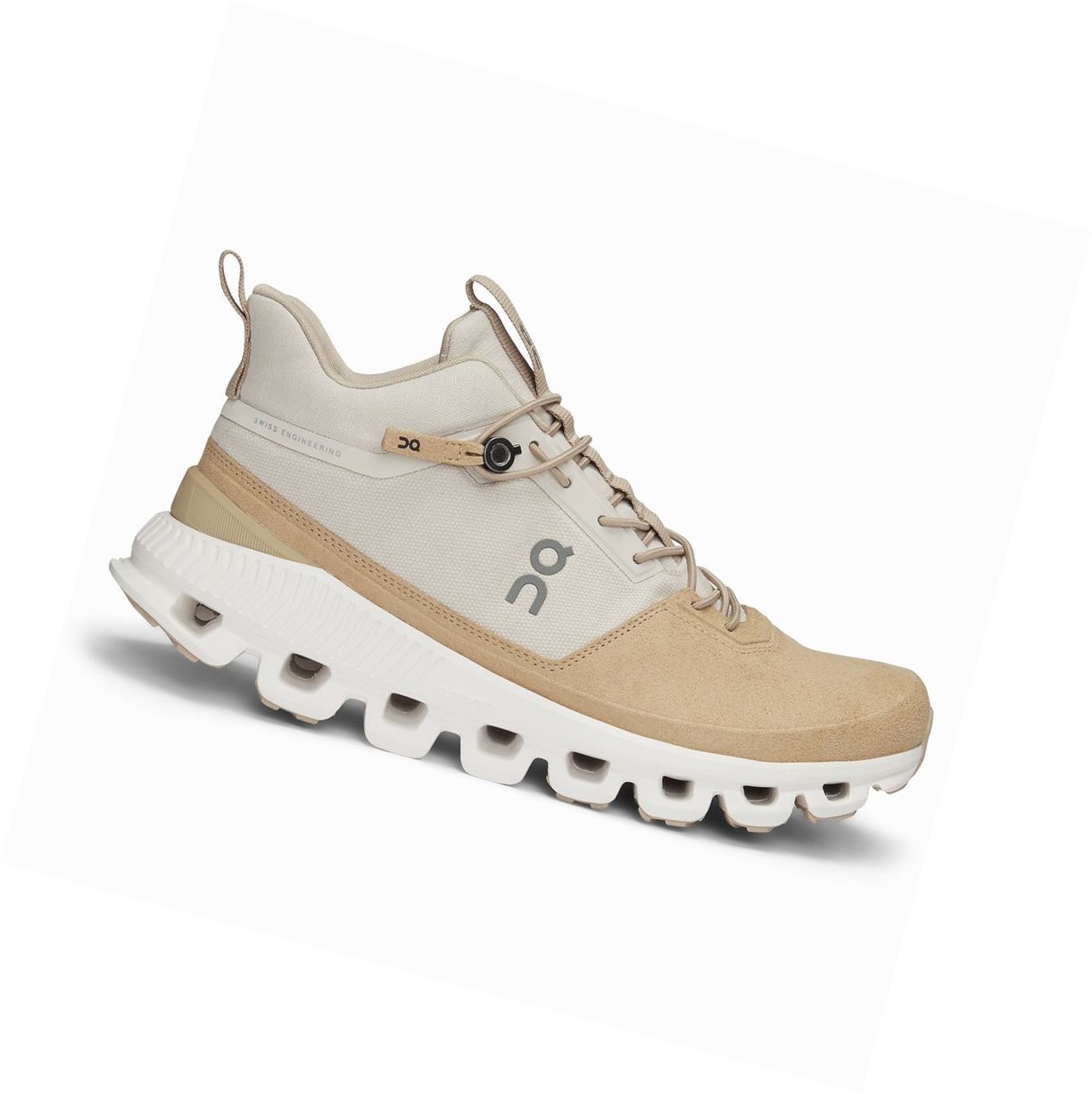 Scarpe Da Ginnastica Donna On Cloud Hi Beige Marroni | 01MGRNLZQ