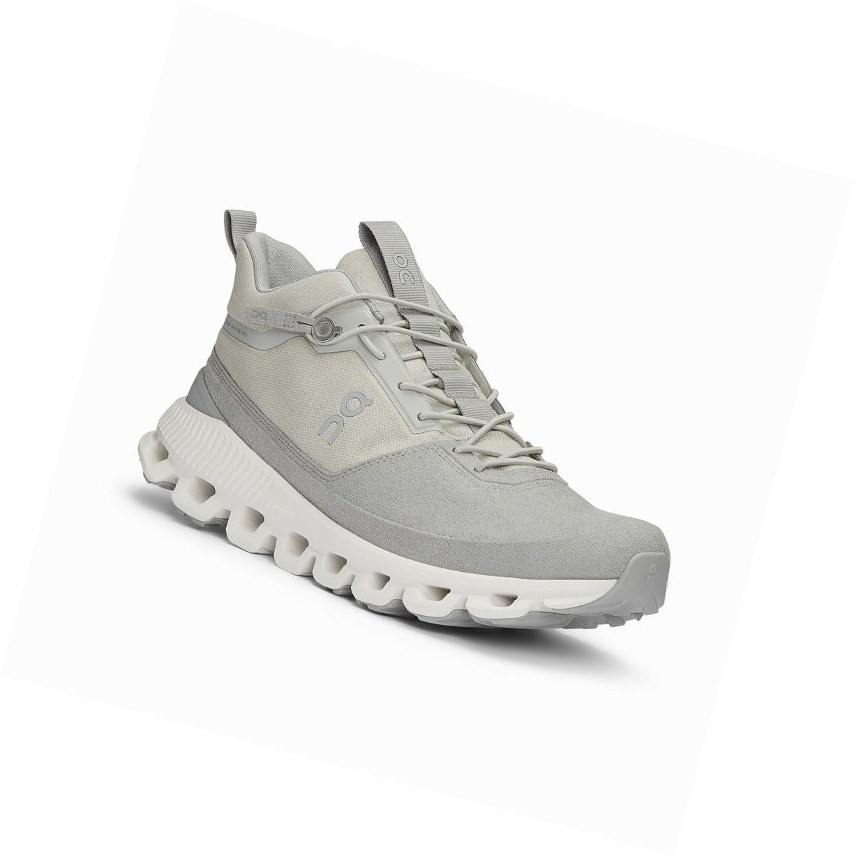 Scarpe Da Ginnastica Donna On Cloud Hi Beige Grigie | 58PHZUGAF
