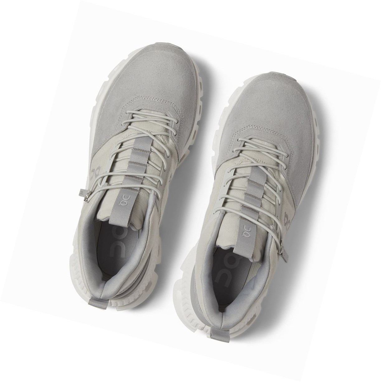 Scarpe Da Ginnastica Donna On Cloud Hi Beige Grigie | 58PHZUGAF