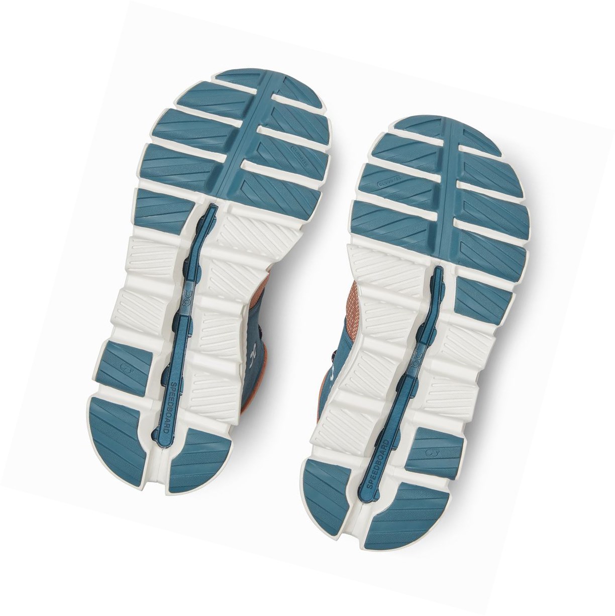 Scarpe Da Ginnastica Donna On Cloud Hi Edge Marroni Rosa | 16AEDIPMC