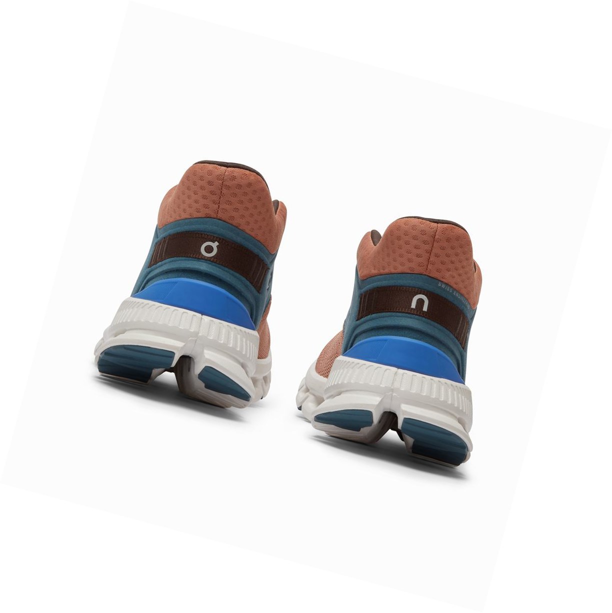 Scarpe Da Ginnastica Donna On Cloud Hi Edge Marroni Rosa | 16AEDIPMC