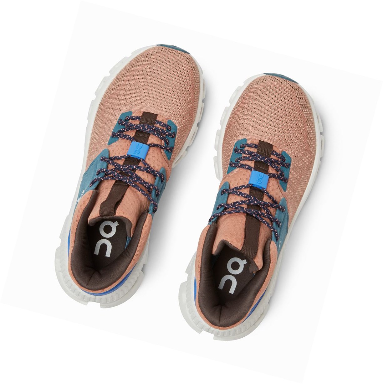 Scarpe Da Ginnastica Donna On Cloud Hi Edge Marroni Rosa | 16AEDIPMC