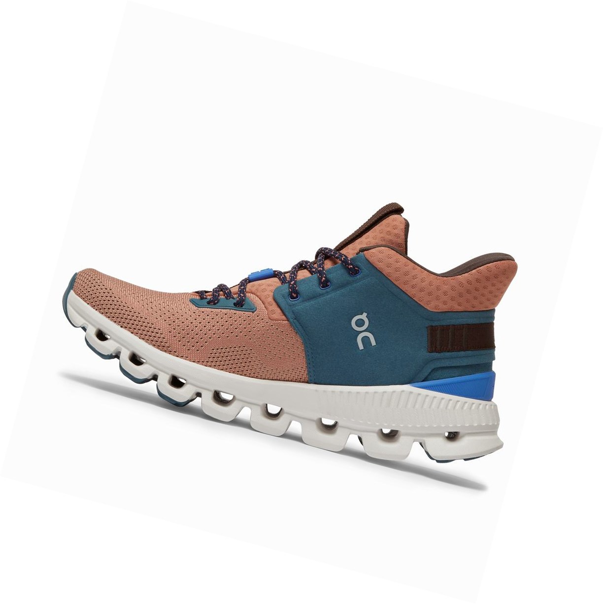 Scarpe Da Ginnastica Donna On Cloud Hi Edge Marroni Rosa | 16AEDIPMC