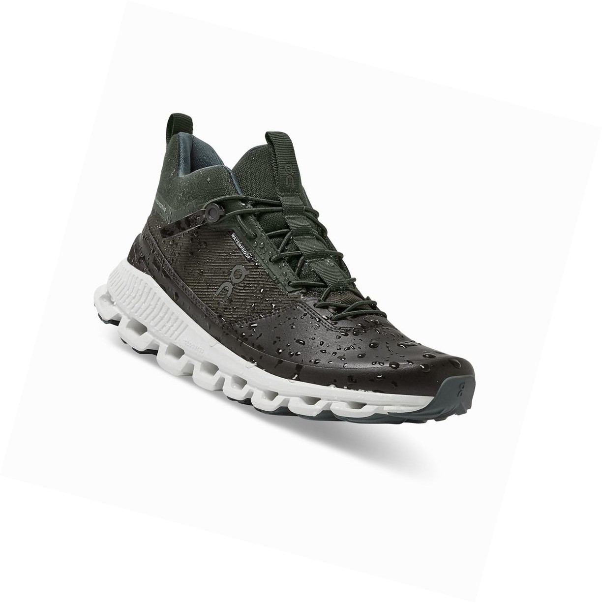 Scarpe Da Ginnastica Donna On Cloud Hi Impermeabili Nere Marroni | 16GUAFREP