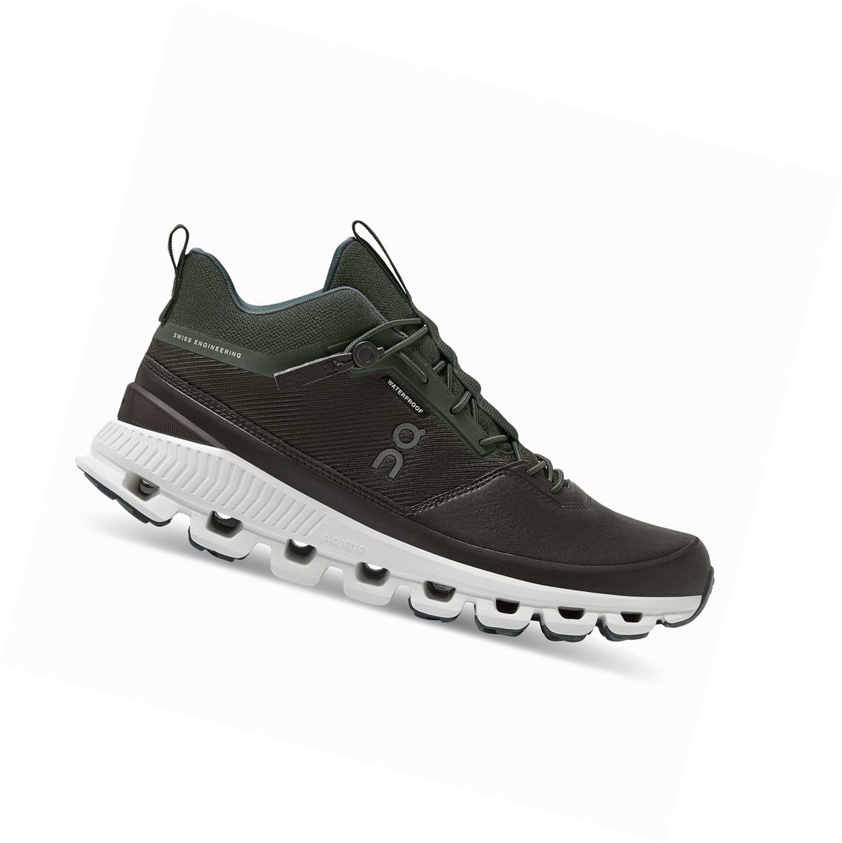 Scarpe Da Ginnastica Donna On Cloud Hi Impermeabili Nere Marroni | 16GUAFREP