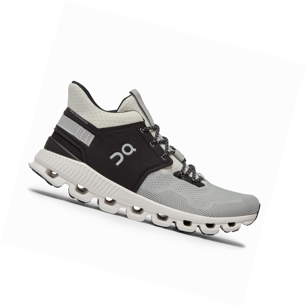 Scarpe Da Ginnastica Uomo On Cloud Hi Edge Nere Grigie | 65KGDANMQ