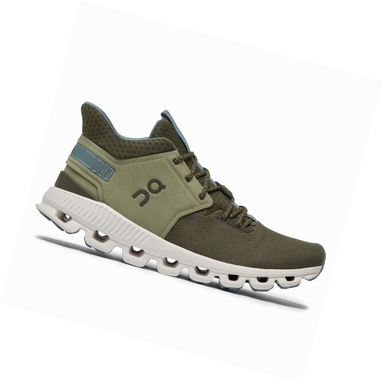 Scarpe Da Ginnastica Uomo On Cloud Hi Edge Verde Oliva | 94QRPDIJH