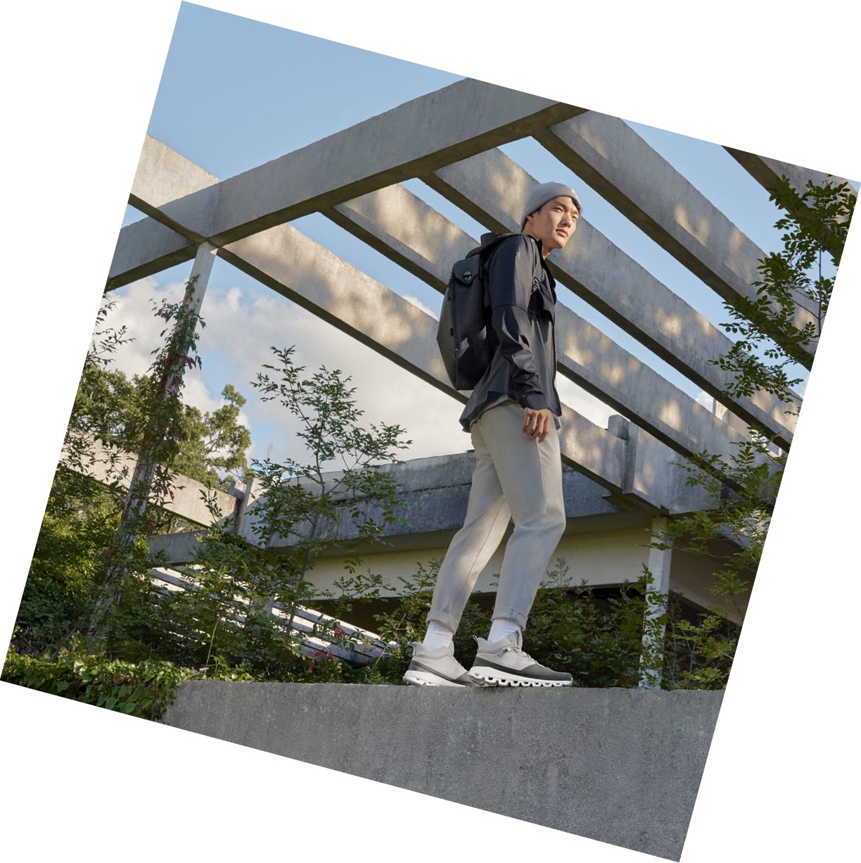Scarpe Da Ginnastica Uomo On Cloud Hi Grigie Nere | 82GAVYTLO