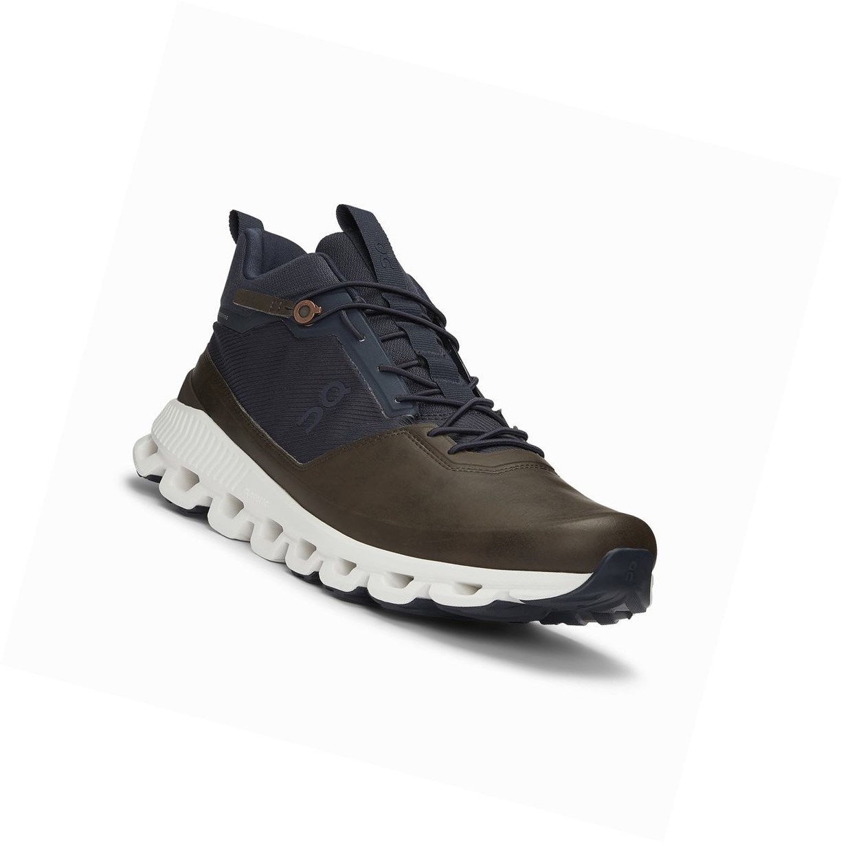 Scarpe Da Ginnastica Uomo On Cloud Hi Marroni Blu | 03VFLAIPM