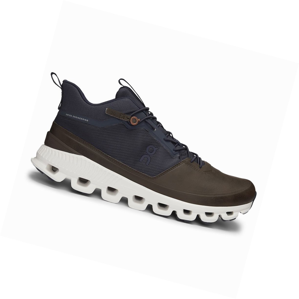 Scarpe Da Ginnastica Uomo On Cloud Hi Marroni Blu | 03VFLAIPM