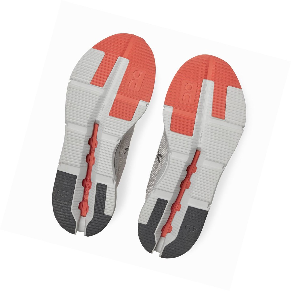 Scarpe Da Ginnastica Uomo On Cloudnova Argento Arancioni | 42ADNUSKB