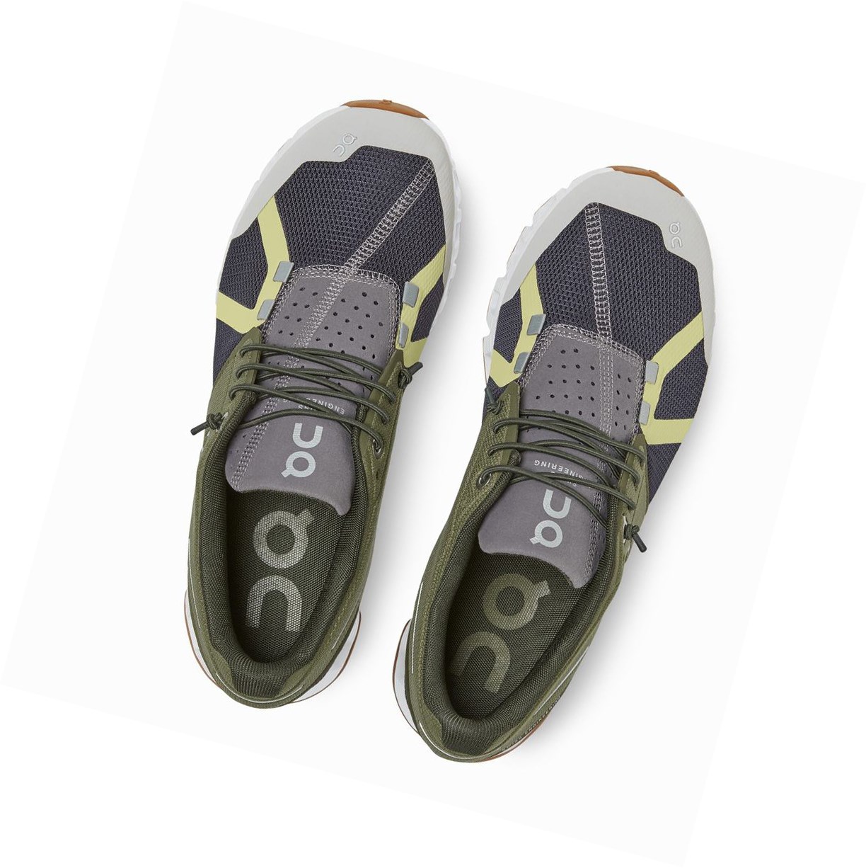 Scarpe Running Strada Donna On Cloud 70/30 Blu Marino Verdi | 58OYCMZTS
