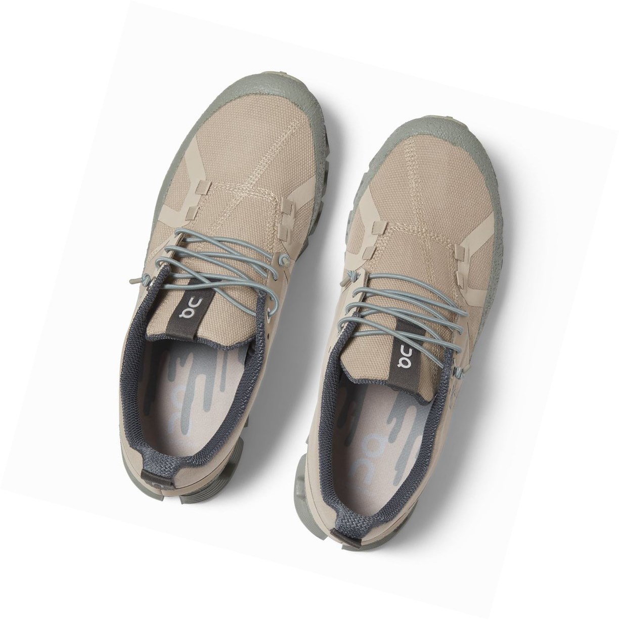 Scarpe Running Strada Donna On Cloud Dip Khaki | 08VQLRCMA