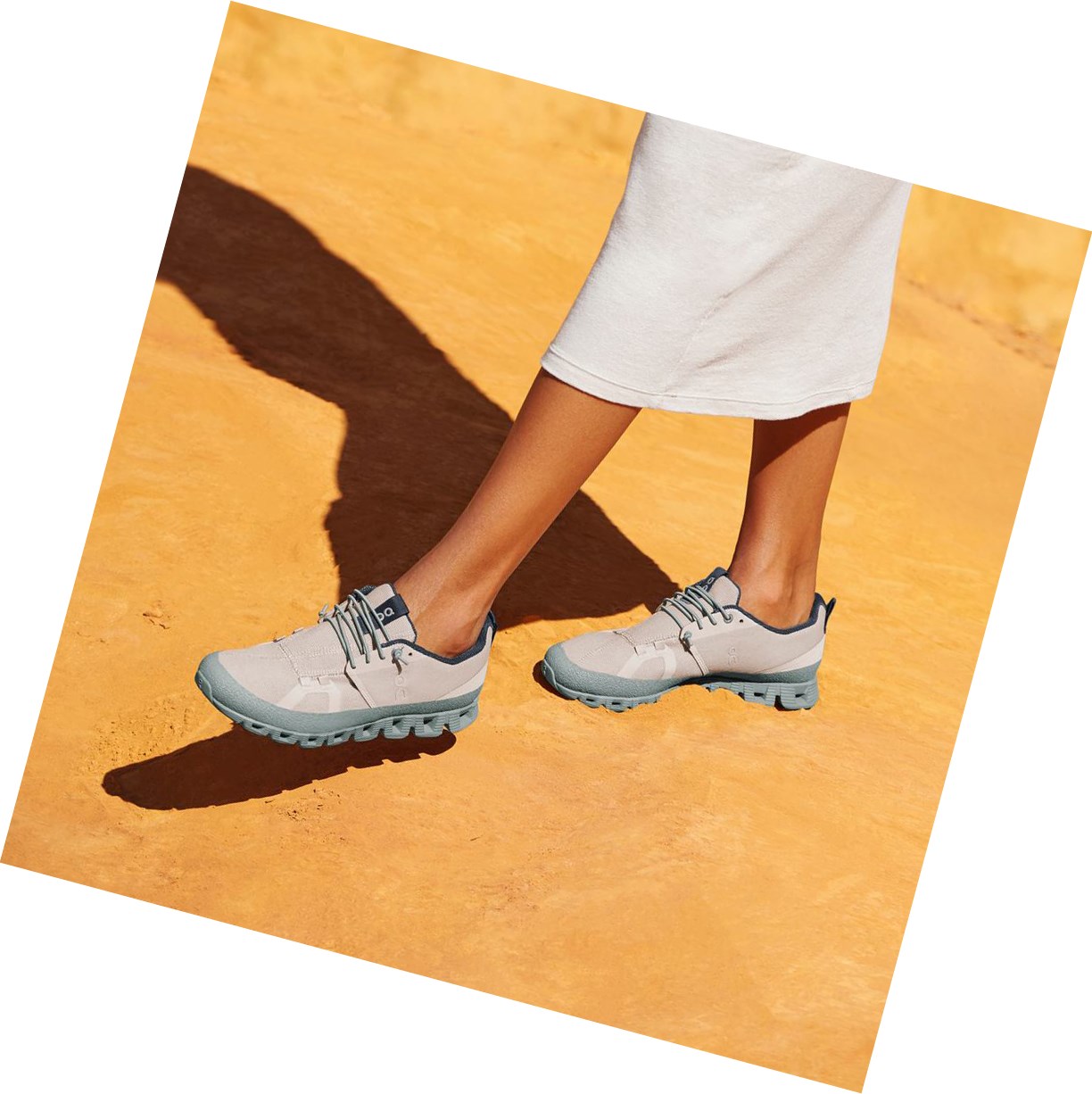 Scarpe Running Strada Donna On Cloud Dip Khaki | 08VQLRCMA