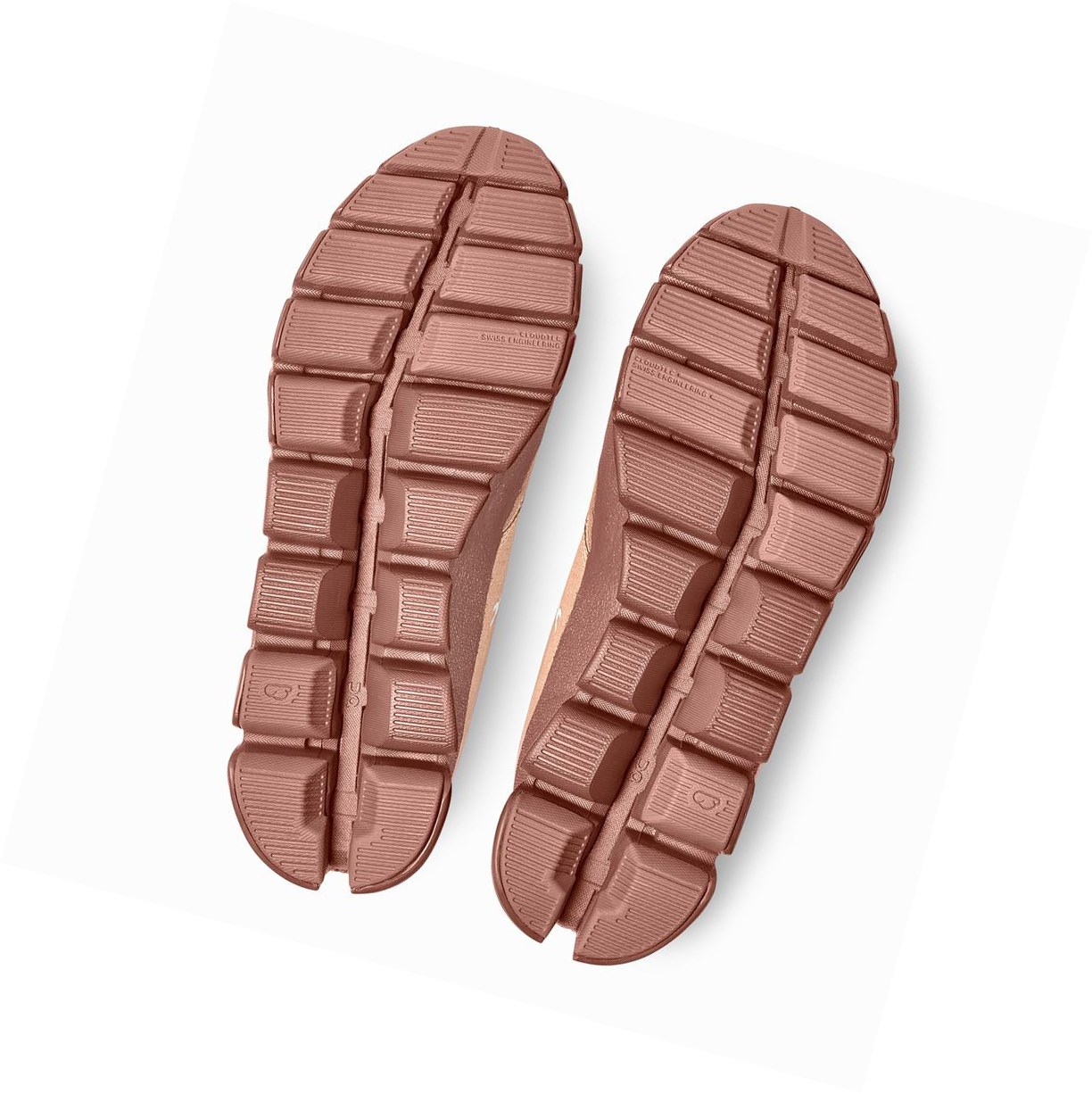 Scarpe Running Strada Donna On Cloud Dip Marroni Rosa | 71XZLRGCT