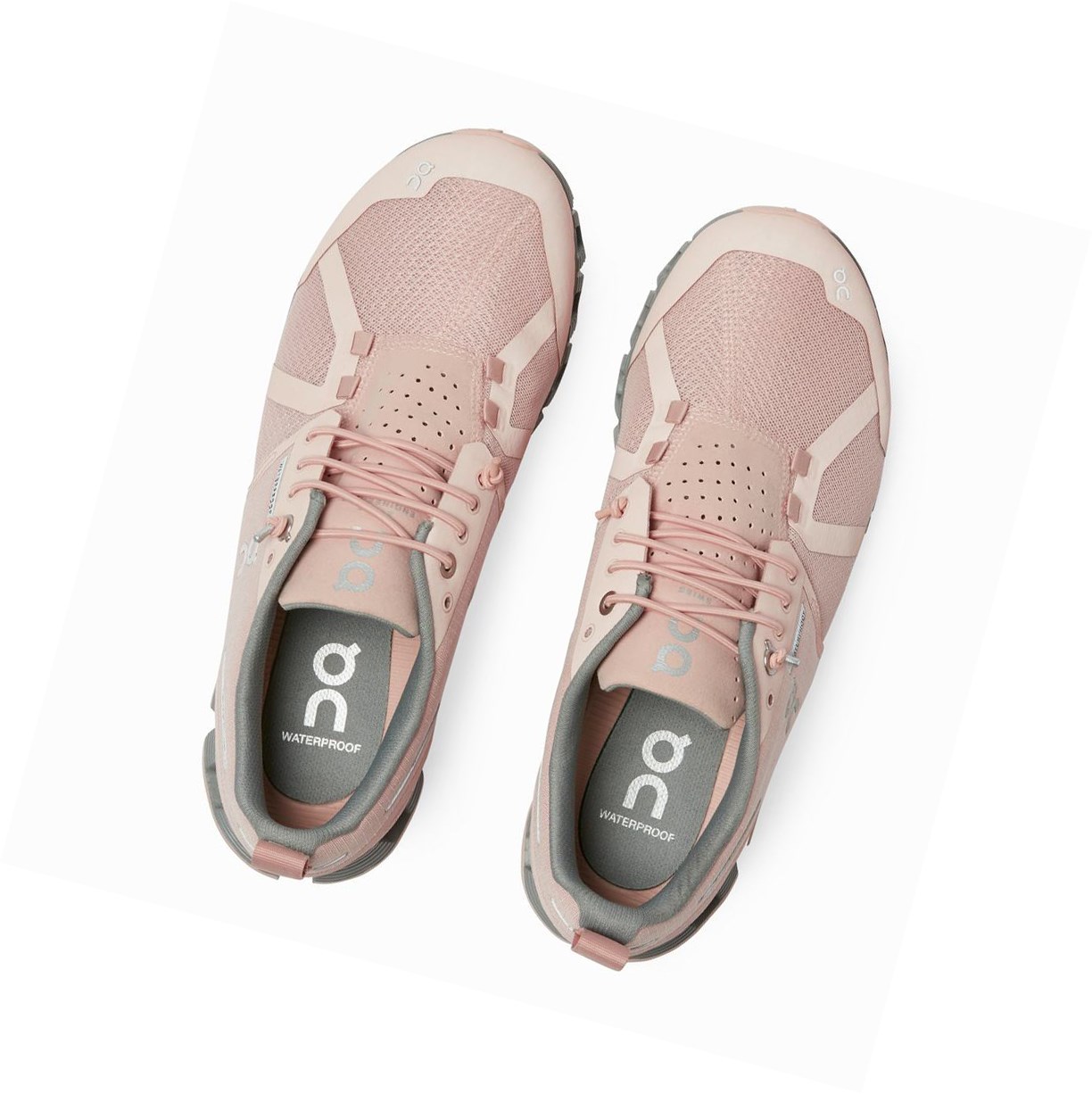 Scarpe Running Strada Donna On Cloud Impermeabili Rosa | 39WVBLJMH