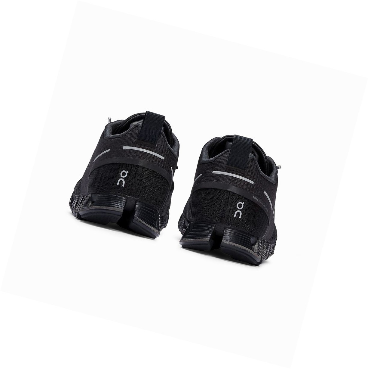 Scarpe Running Strada Donna On Cloud Impermeabili Nere | 49XWTKCOM