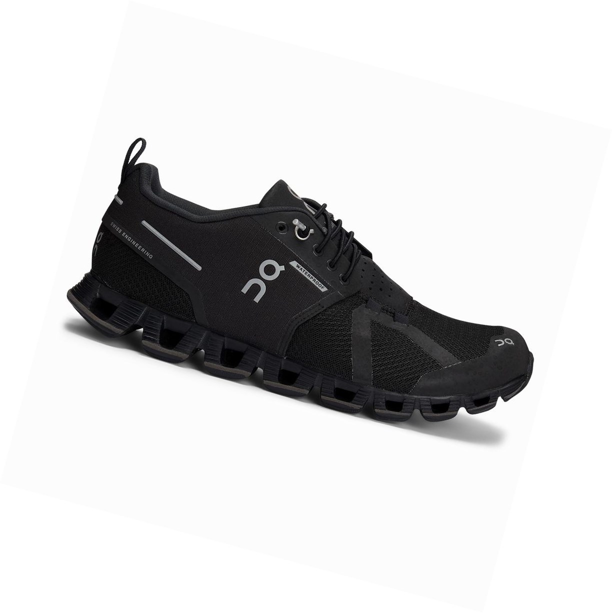 Scarpe Running Strada Donna On Cloud Impermeabili Nere | 49XWTKCOM