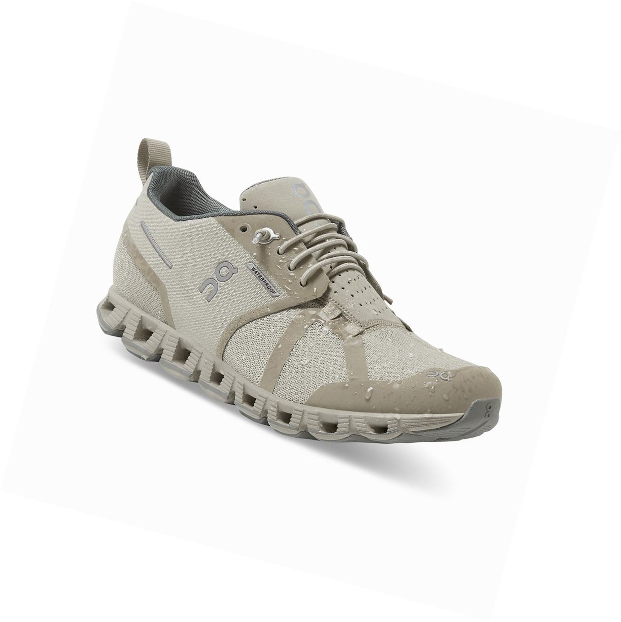 Scarpe Running Strada Donna On Cloud Impermeabili Grigie | 79XUQRYMI