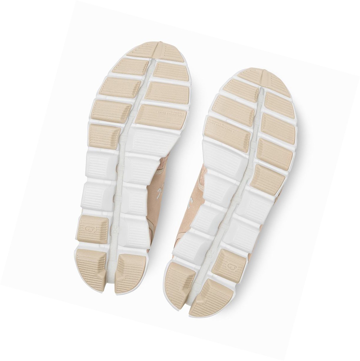 Scarpe Running Strada Donna On Cloud Marroni Rosa | 62YSNHKQG