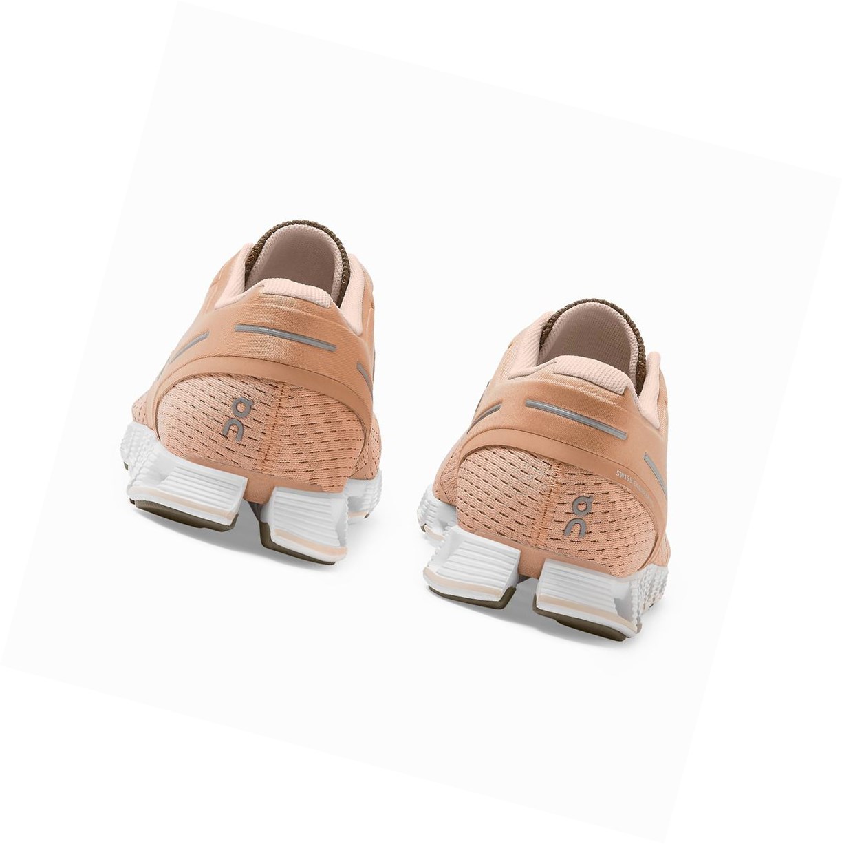 Scarpe Running Strada Donna On Cloud Marroni Rosa Camouflage | 93SOZNUCY