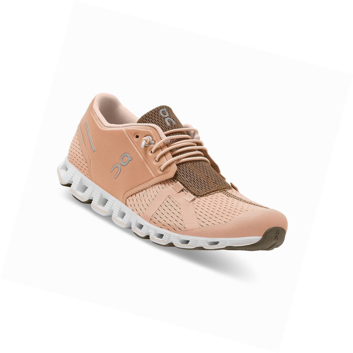 Scarpe Running Strada Donna On Cloud Marroni Rosa Camouflage | 93SOZNUCY