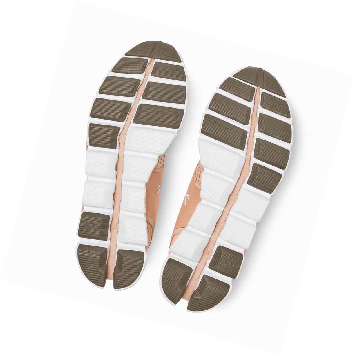 Scarpe Running Strada Donna On Cloud Marroni Rosa Camouflage | 93SOZNUCY