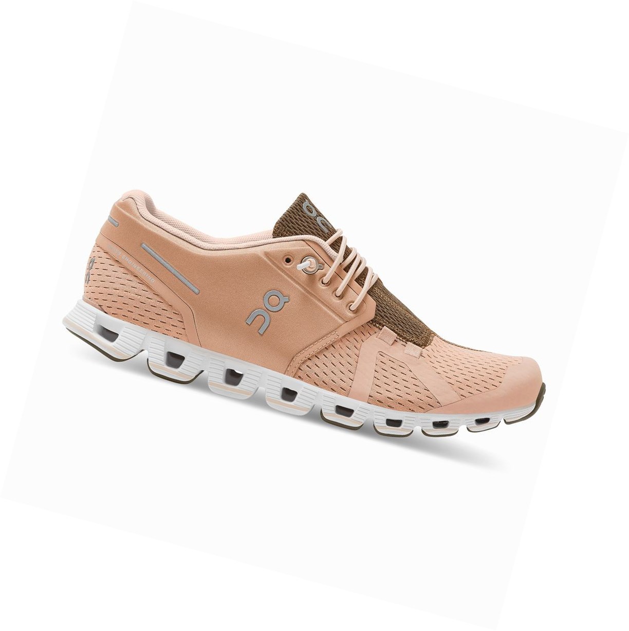 Scarpe Running Strada Donna On Cloud Marroni Rosa Camouflage | 93SOZNUCY