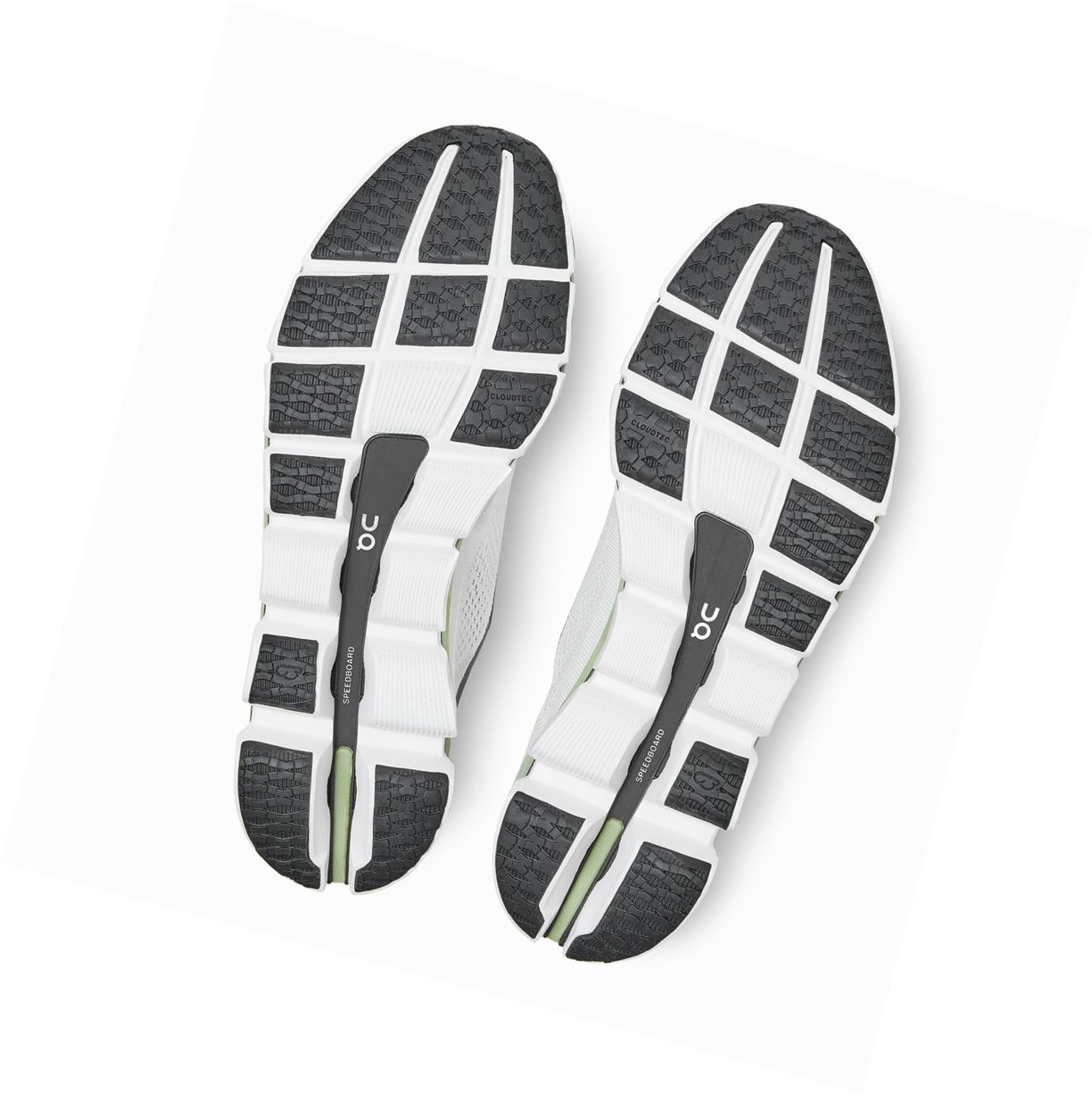 Scarpe Running Strada Donna On Cloudboom Bianche Nere | 06RWKSMTZ