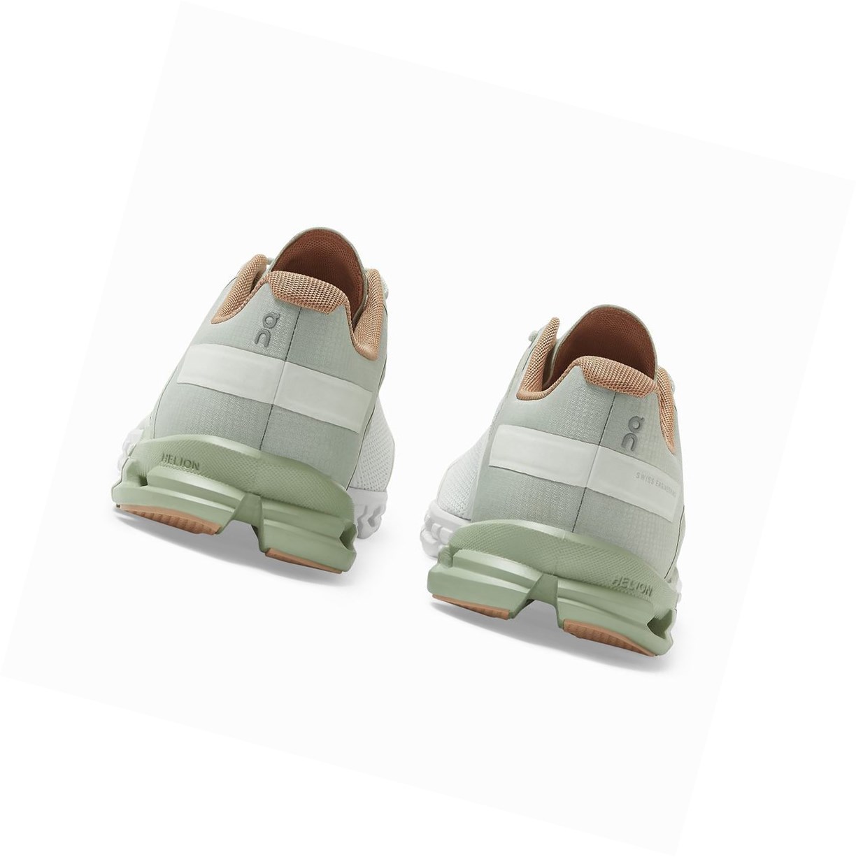 Scarpe Running Strada Donna On Cloudflow Beige Bianche | 92YMKPBCU
