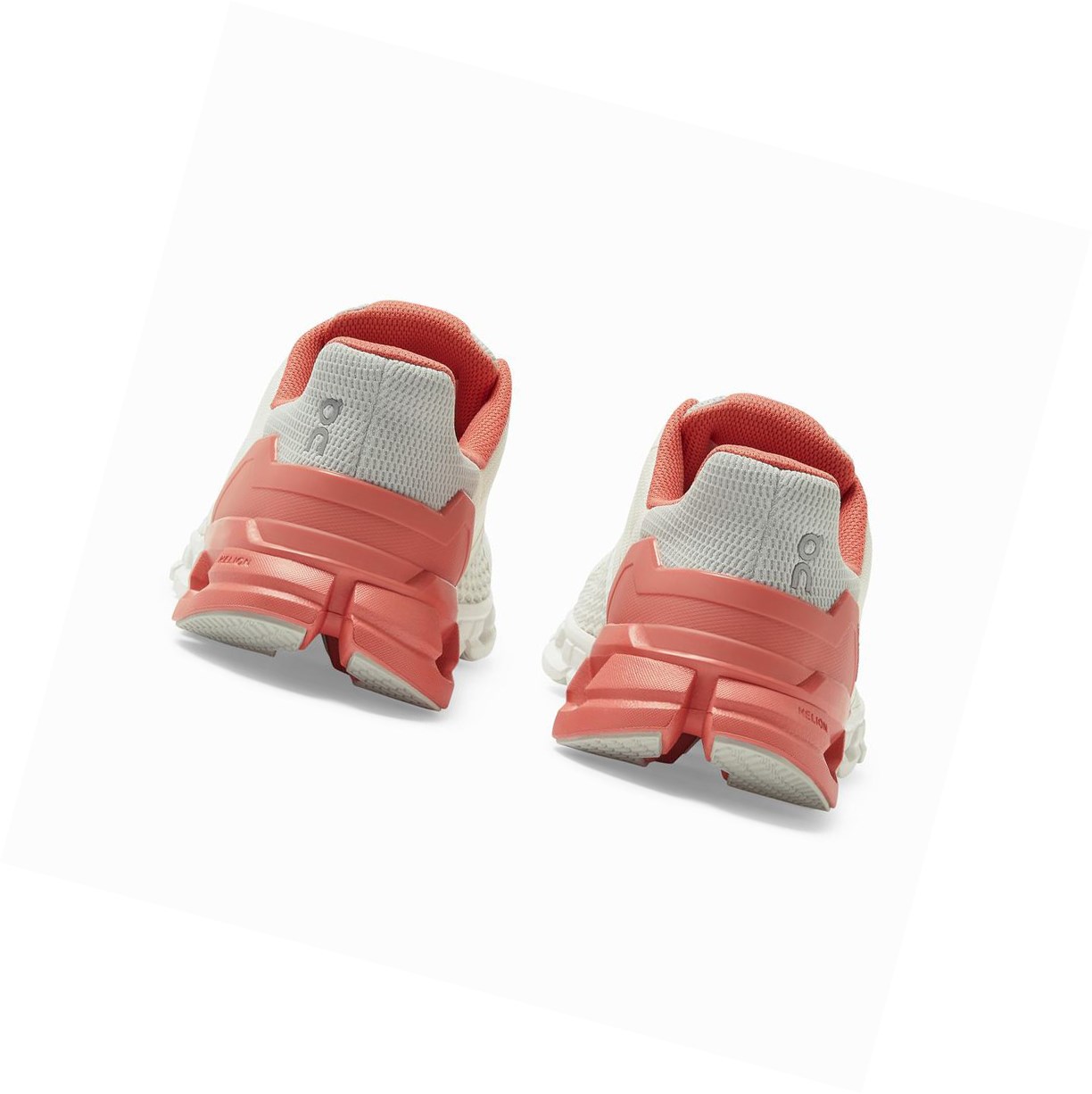 Scarpe Running Strada Donna On Cloudflyer Bianche Corallo | 42LBETMGQ