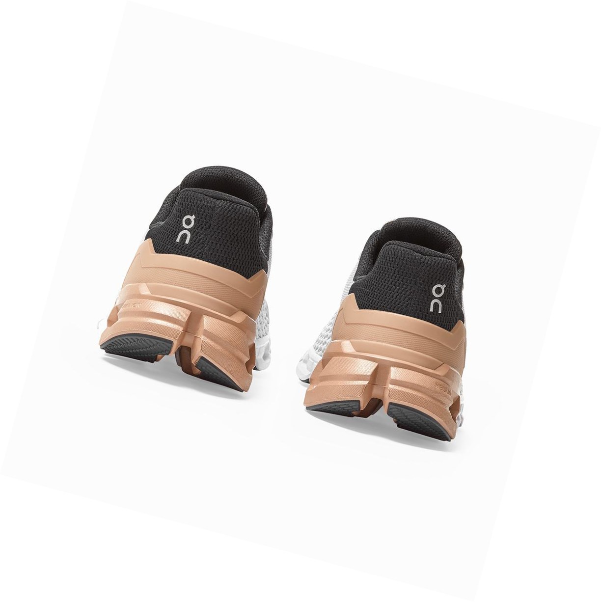 Scarpe Running Strada Donna On Cloudflyer Bianche Marroni Rosa | 53TNZLXUV