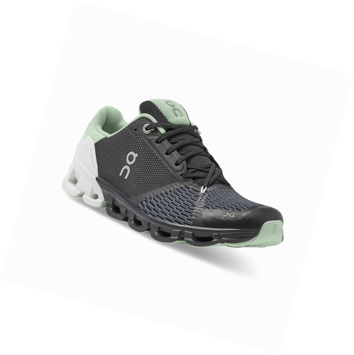 Scarpe Running Strada Donna On Cloudflyer Nere Bianche | 56ZFGSJDO