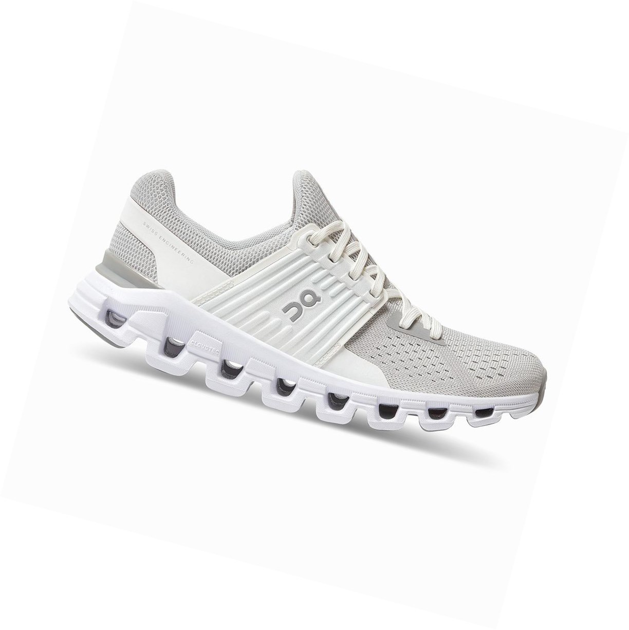 Scarpe Running Strada Donna On Cloudswift Grigie Bianche | 18KFABHQU