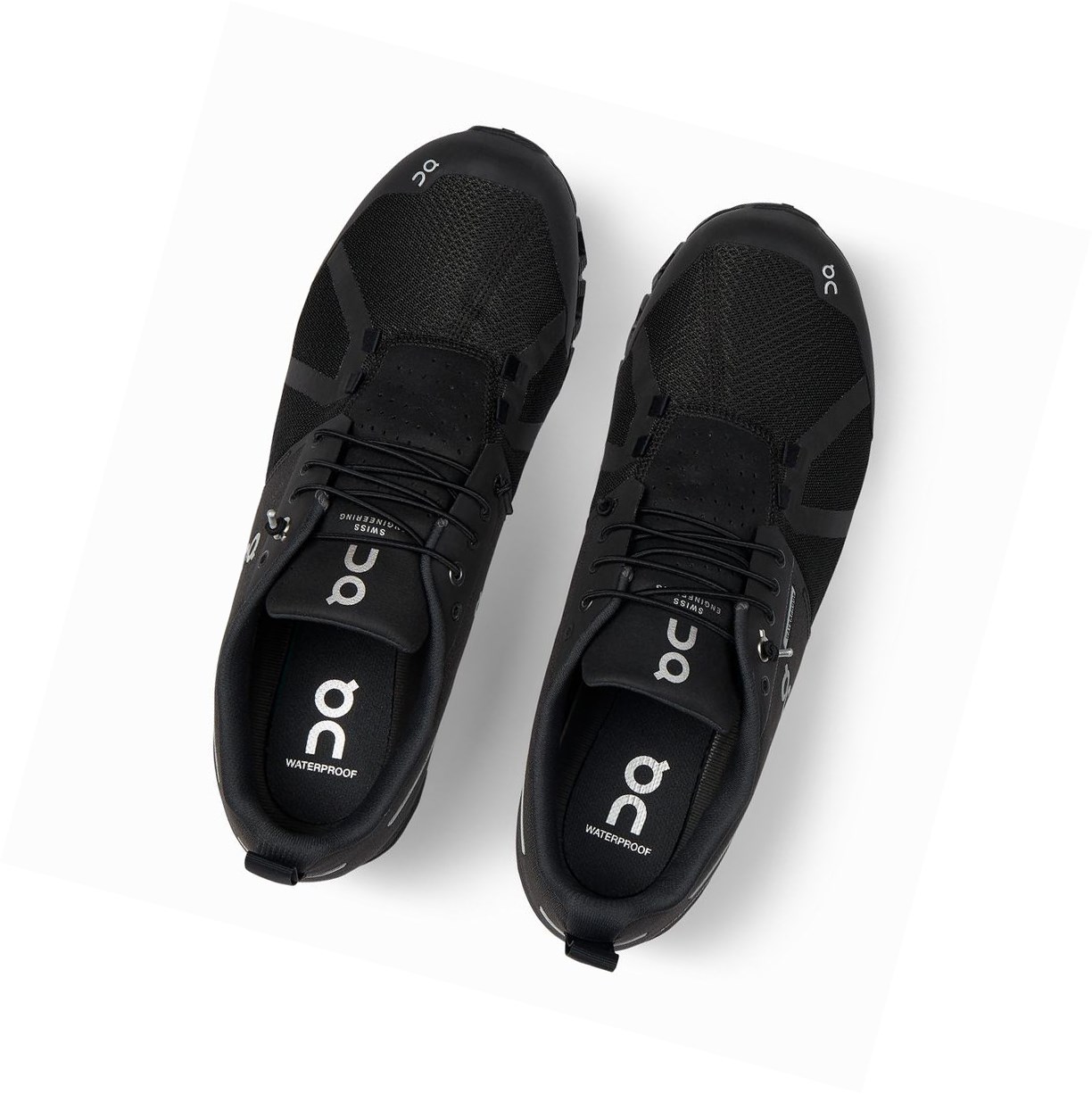 Scarpe Running Strada Uomo On Cloud Impermeabili Nere | 76CPHAUIK