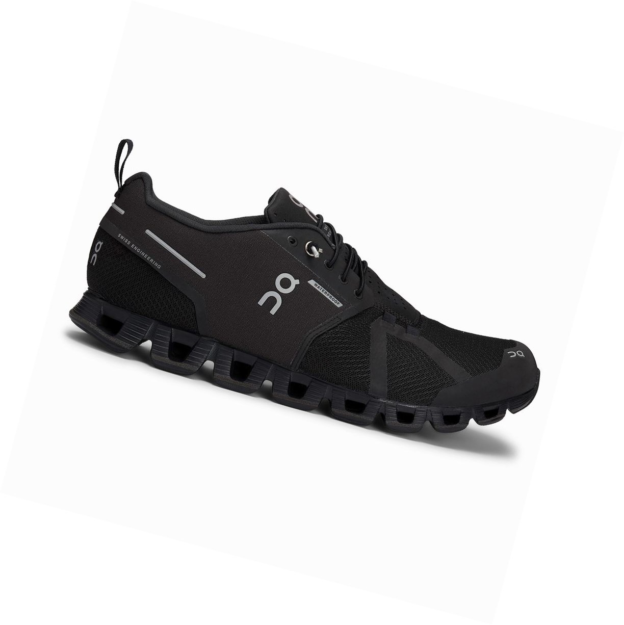 Scarpe Running Strada Uomo On Cloud Impermeabili Nere | 76CPHAUIK