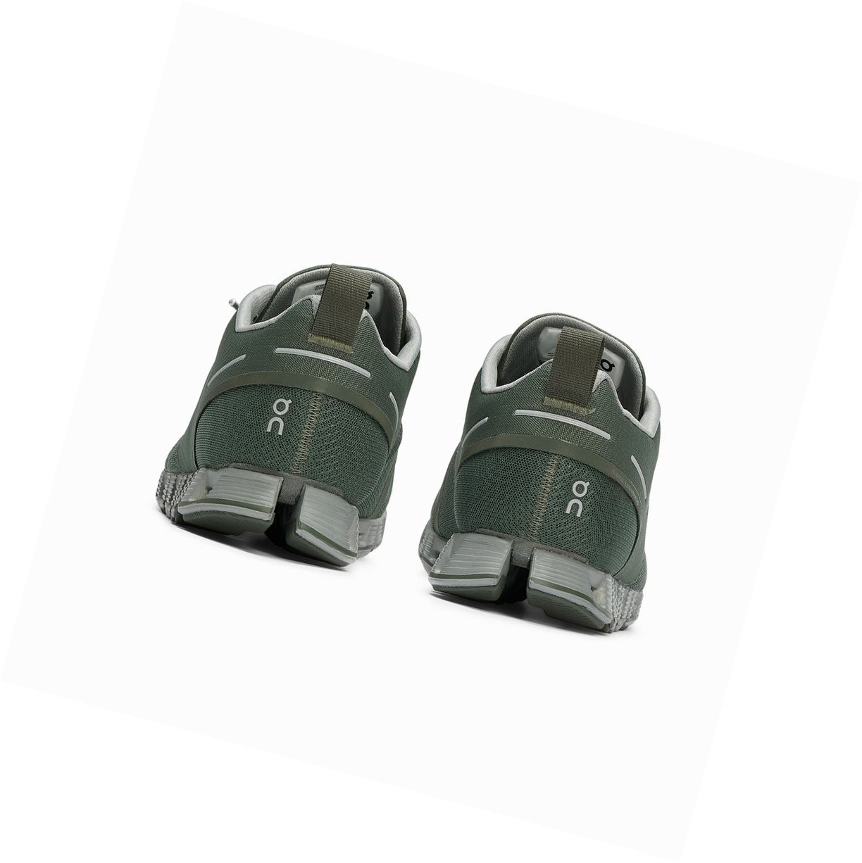 Scarpe Running Strada Uomo On Cloud Impermeabili Verde Oliva | 82BUXONIJ