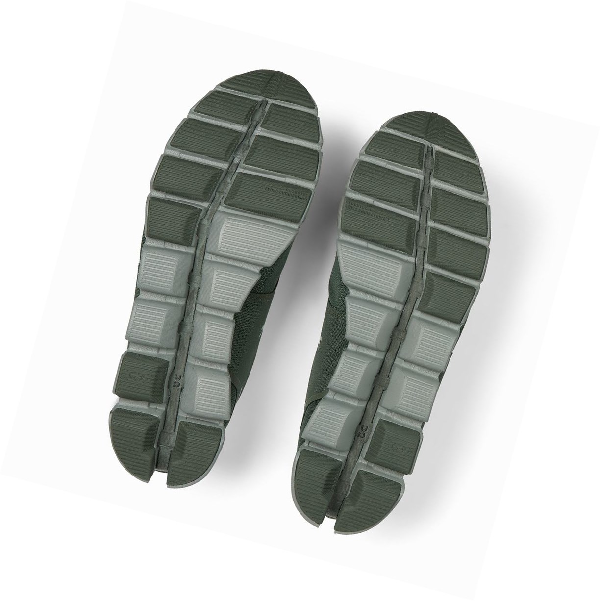 Scarpe Running Strada Uomo On Cloud Impermeabili Verde Oliva | 82BUXONIJ