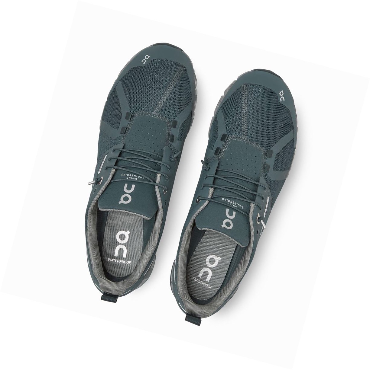 Scarpe Running Strada Uomo On Cloud Impermeabili Bianche | 93COMLZVR