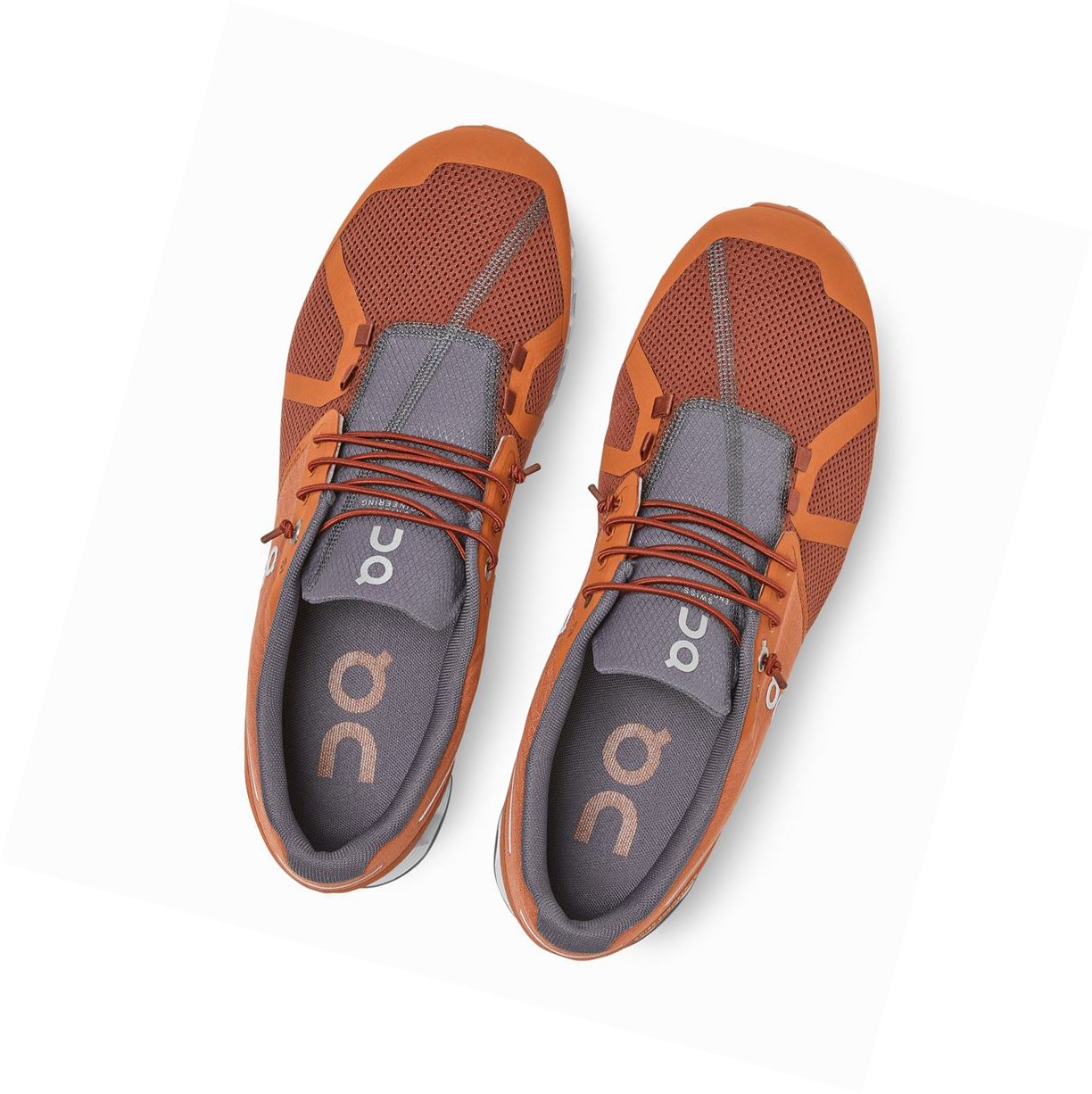 Scarpe Running Strada Uomo On Cloud Marroni Arancioni | 24YTOPWMJ