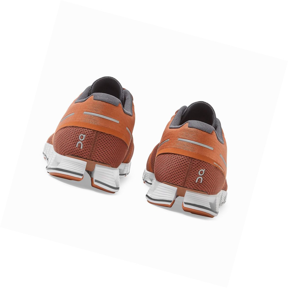 Scarpe Running Strada Uomo On Cloud Marroni Arancioni | 24YTOPWMJ