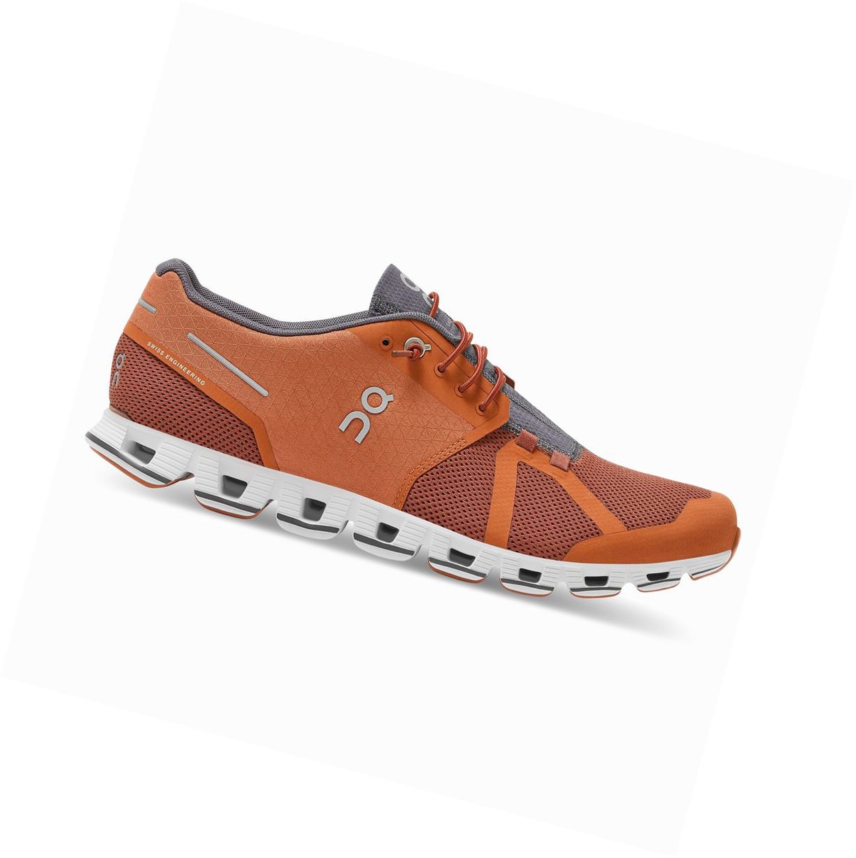 Scarpe Running Strada Uomo On Cloud Marroni Arancioni | 24YTOPWMJ