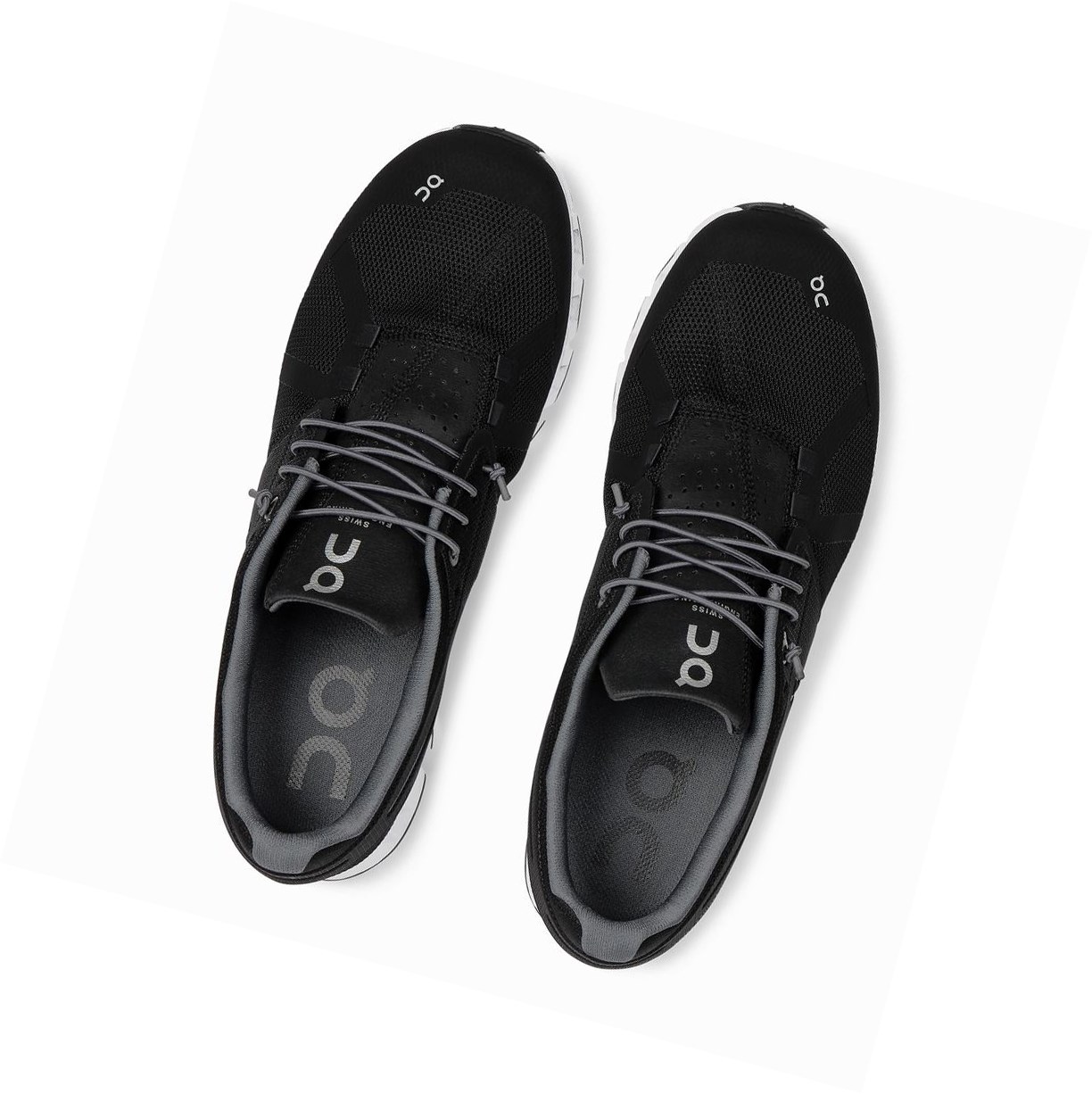 Scarpe Running Strada Uomo On Cloud Nere Bianche | 75DTXVKAC