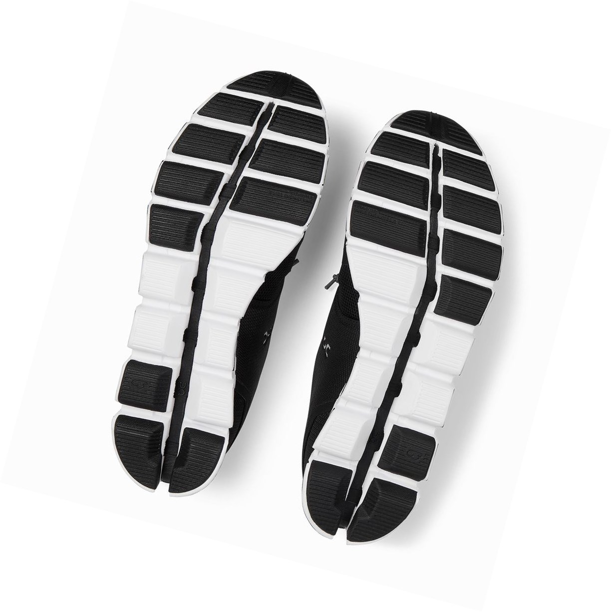 Scarpe Running Strada Uomo On Cloud Nere Bianche | 75DTXVKAC