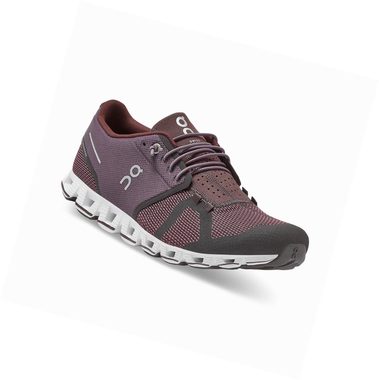 Scarpe Running Strada Uomo On Cloud Rosse Viola | 97ECNTBYU
