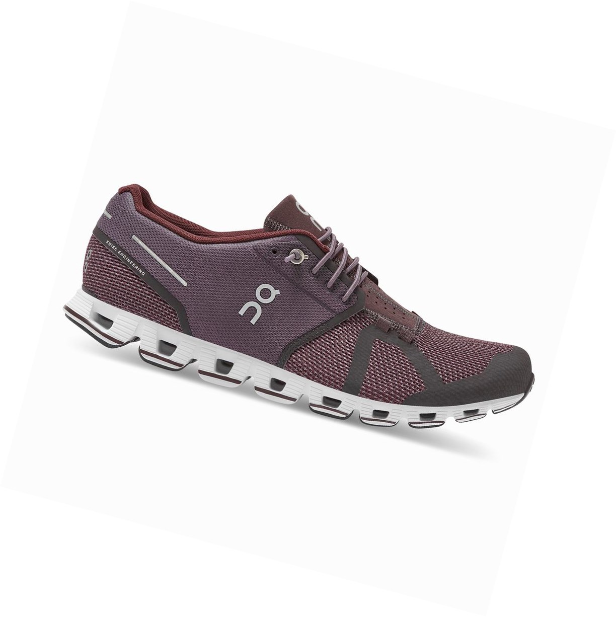 Scarpe Running Strada Uomo On Cloud Rosse Viola | 97ECNTBYU