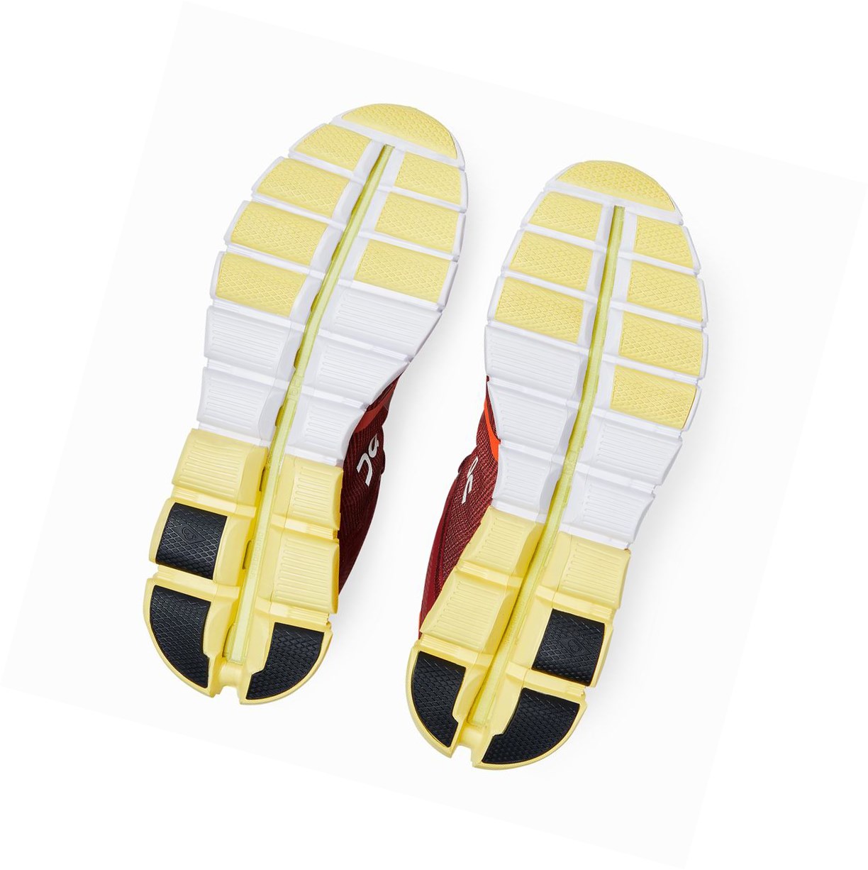 Scarpe Running Strada Uomo On Cloudflow Rosse Verdi Chiaro | 79JRKQWXB