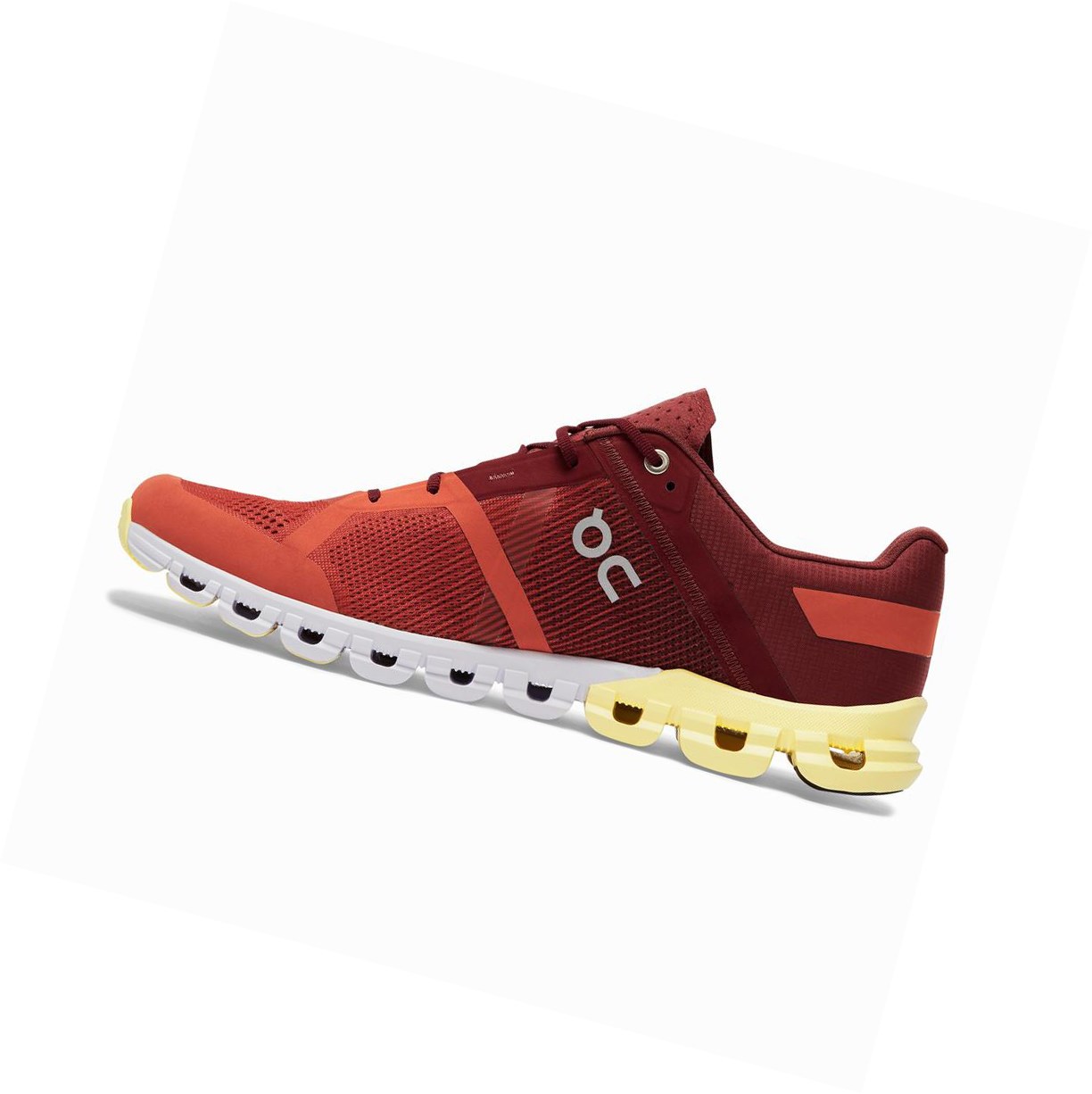 Scarpe Running Strada Uomo On Cloudflow Rosse Verdi Chiaro | 79JRKQWXB