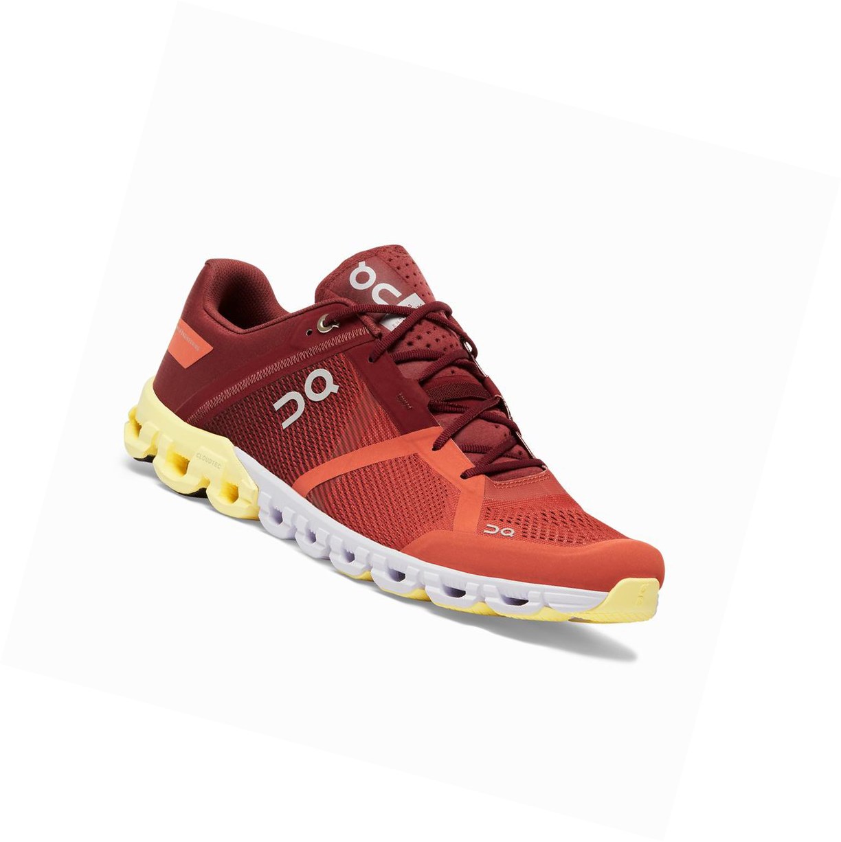 Scarpe Running Strada Uomo On Cloudflow Rosse Verdi Chiaro | 79JRKQWXB