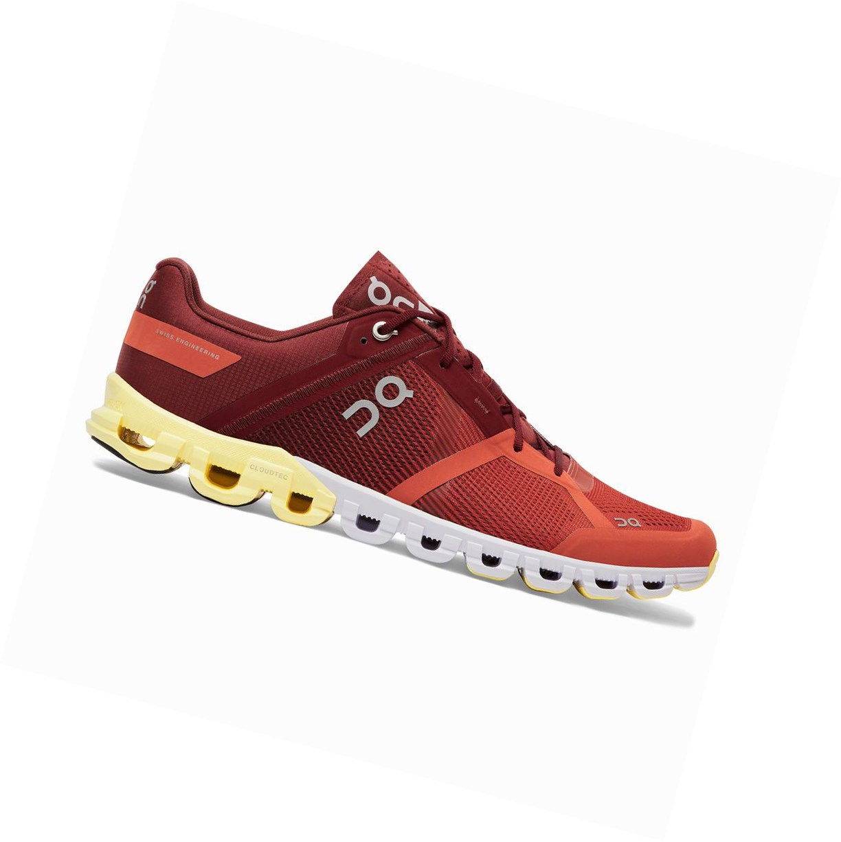 Scarpe Running Strada Uomo On Cloudflow Rosse Verdi Chiaro | 79JRKQWXB